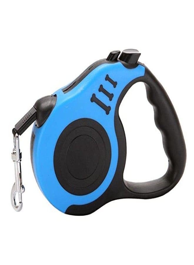 Pups&Pets Retractable Dog Lead Leash - Automatic Telescopic Traction Rope, Can Be Extended to 5 Mtr for Small and Medium Dogs (Blue Color)